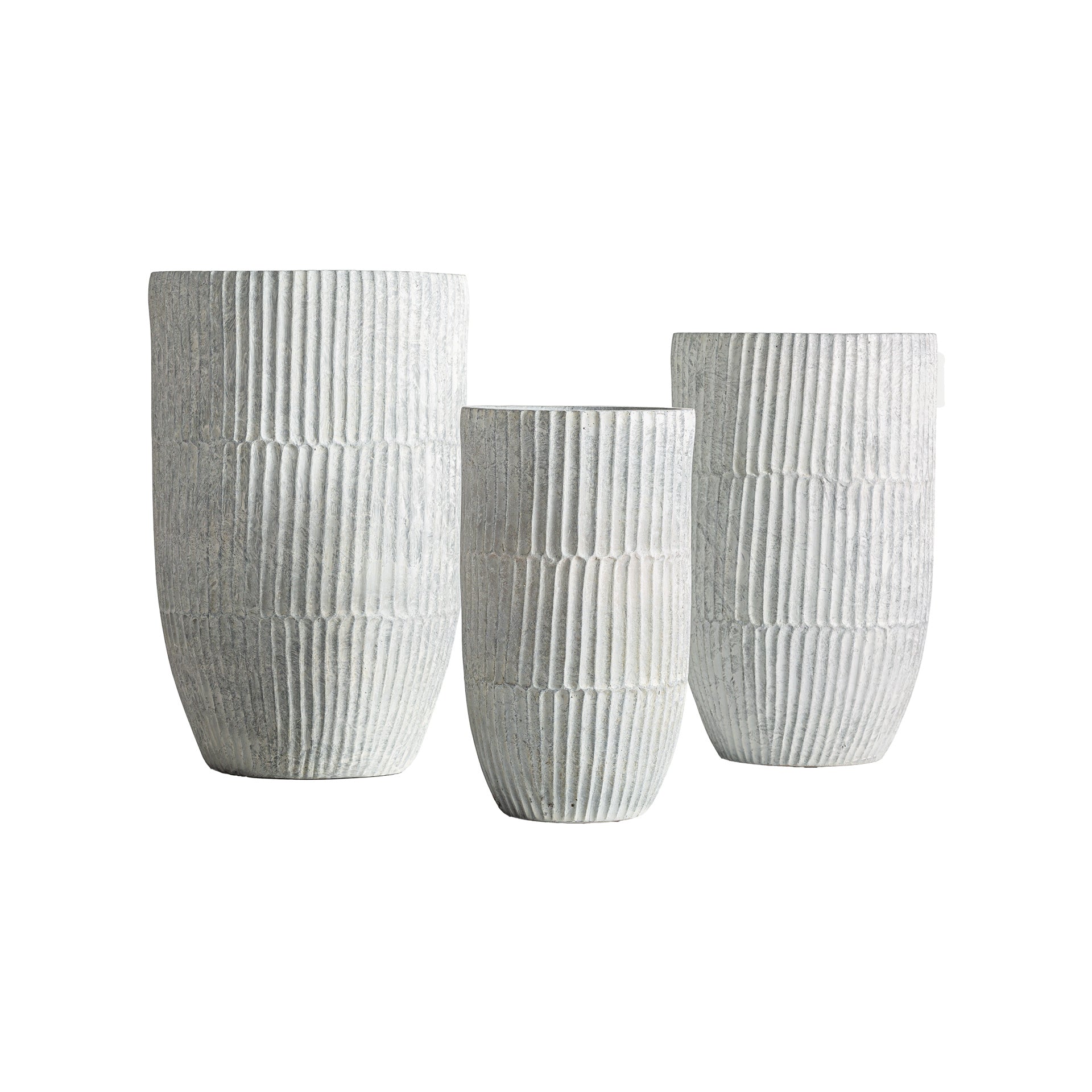 The Lume Plant Pot (Set of 3) — minimalist planter in high-fire ceramic from Laiyahome