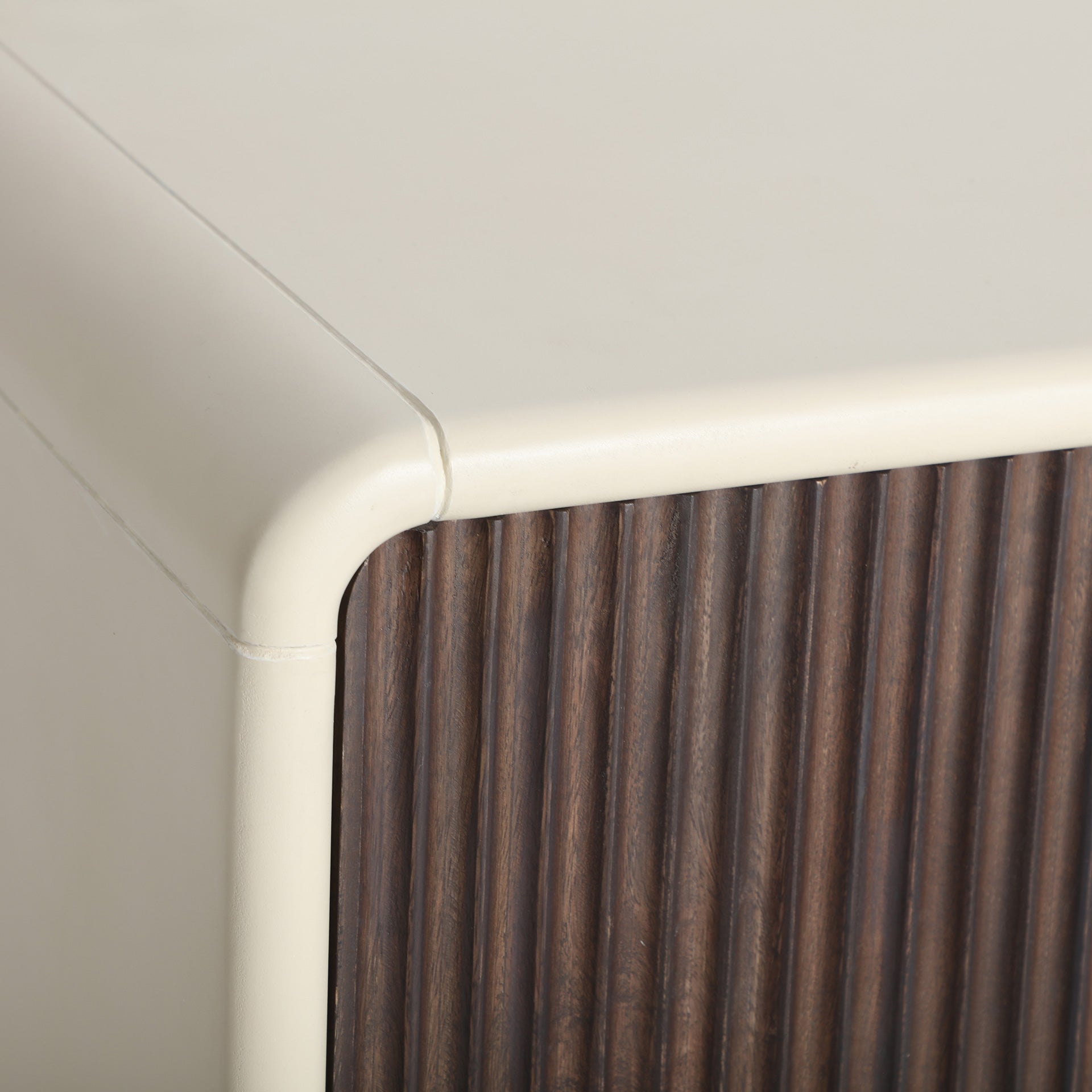 The Milhar Tv Stand — contemporary media console in solid mango wood from Laiyahome