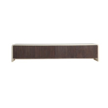 The Milhar Tv Stand — contemporary media console in solid mango wood from Laiyahome