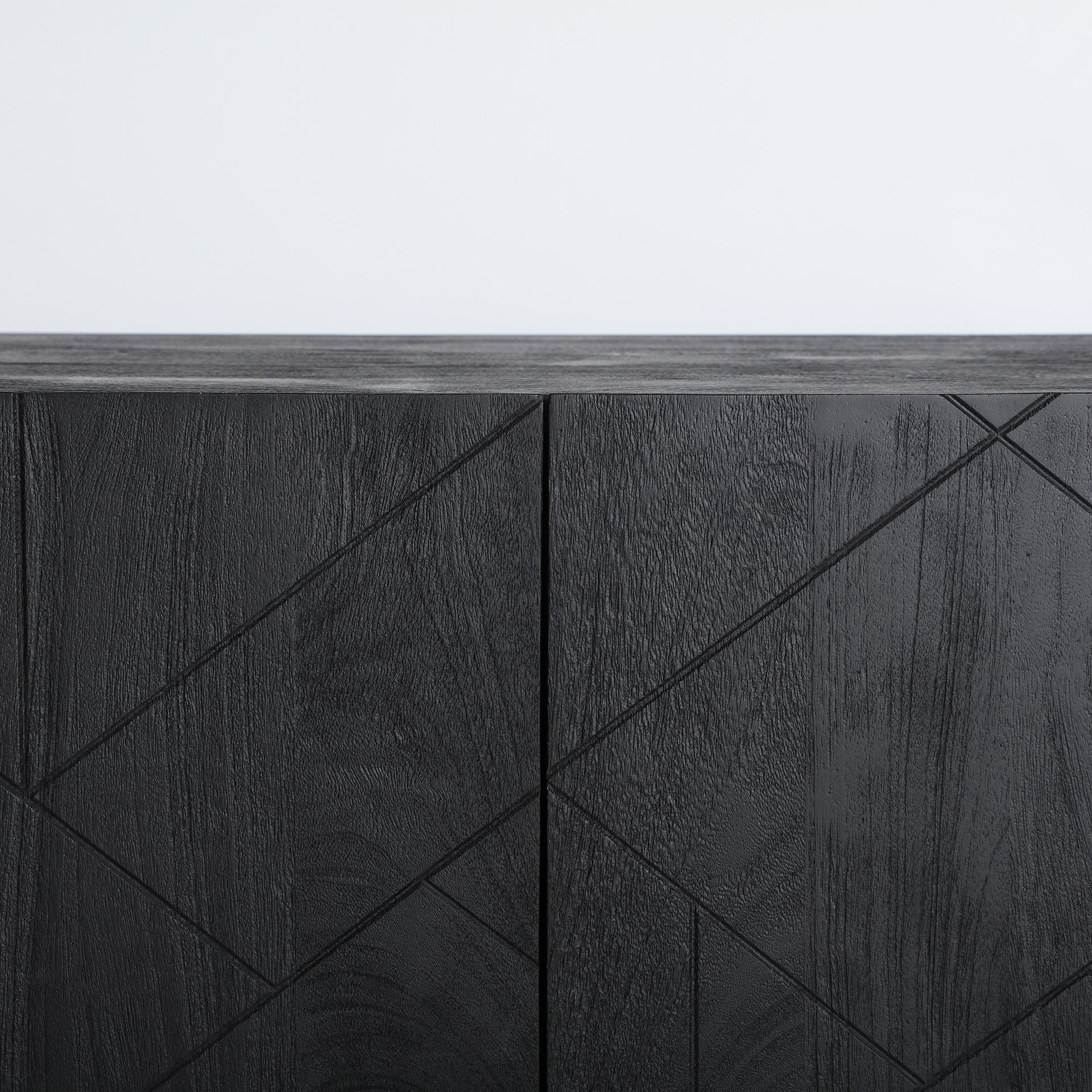 The Bouloc Tv Stand — contemporary media console in solid mango wood from Laiyahome