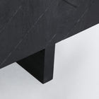 The Bouloc Tv Stand — contemporary media console in solid mango wood from Laiyahome