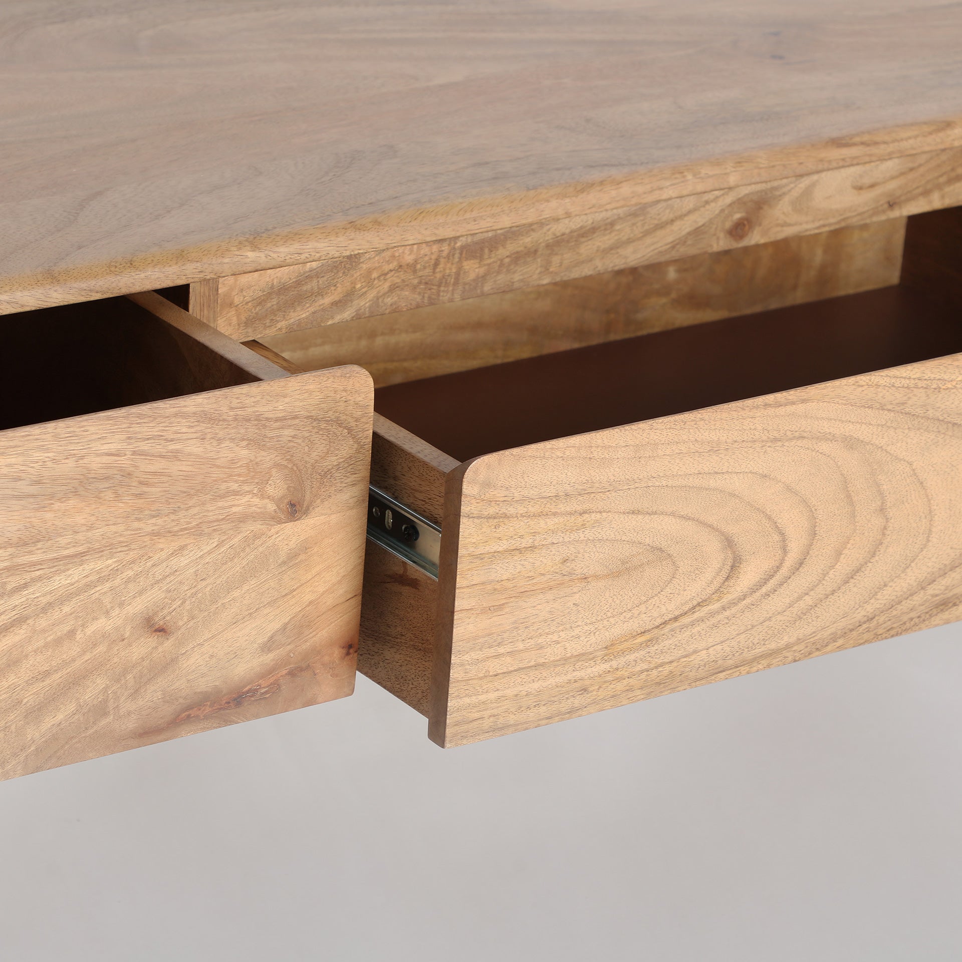 The Finhan Tv Stand — Scandinavian media console in solid mango wood from Laiyahome