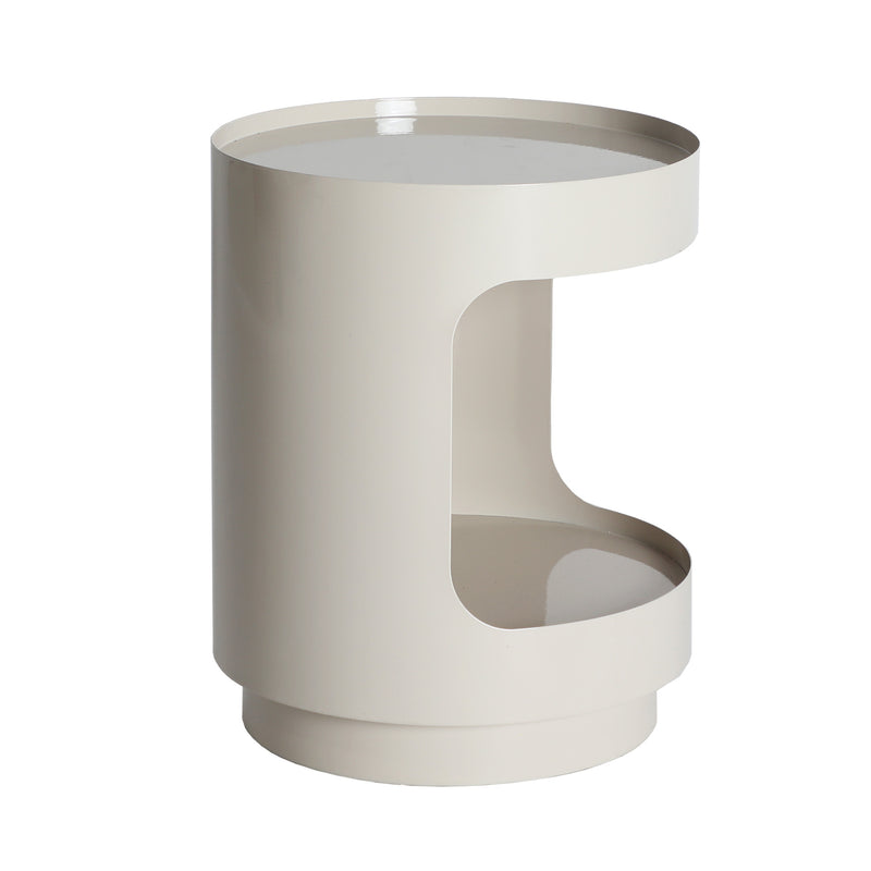 MIST BEDSIDE TABLE in a modern interior setting