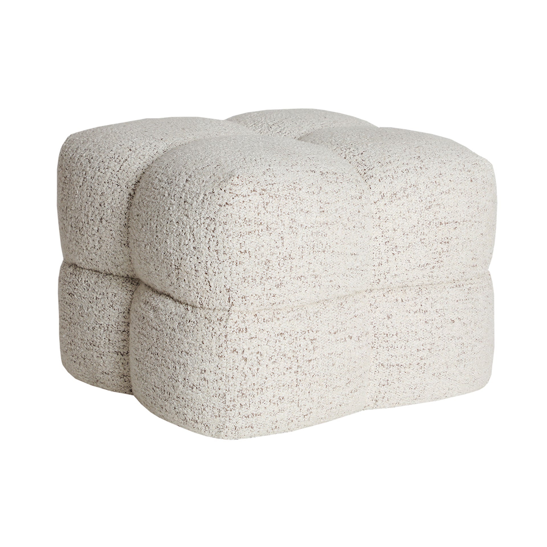 The Block Footrest — contemporary pouffe in high-performance polyester from Laiyahome