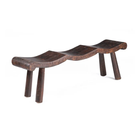 The Center Piece Bench - Dark Walnut