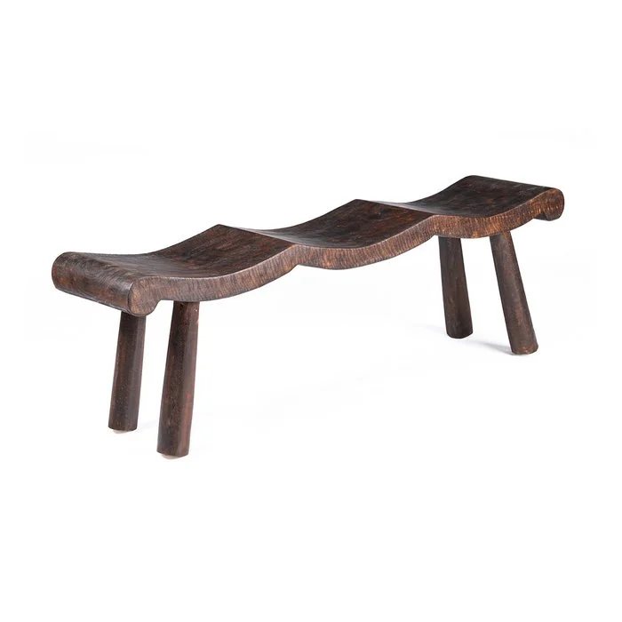 The Center Piece Bench - Dark Walnut