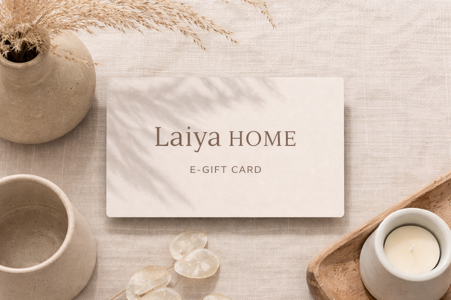 Carte cadeau Laiya Home