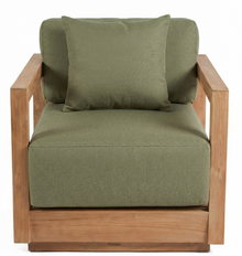 The Umalas One Seater Sofa - Outdoor - Green Algae