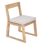 The Linear Dining Chair - Natural in wood — handmade luxury dining chair curated by Laiyahome — view 3