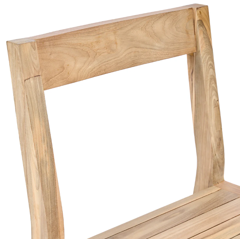 The Linear Dining Chair - Natural in wood — handmade luxury dining chair curated by Laiyahome — view 4