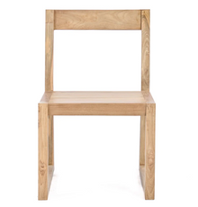 The Linear Dining Chair - Natural in wood — handmade luxury dining chair curated by Laiyahome — view 5