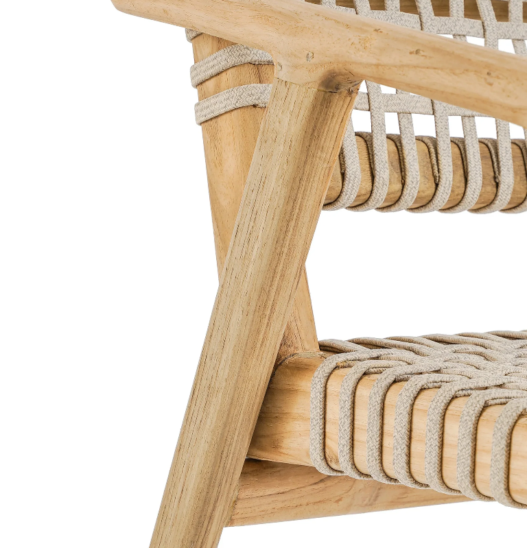 The Trikeri Dining Chair in wood — handmade luxury dining chair curated by Laiyahome — view 5