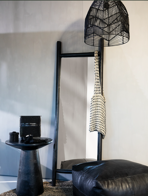 The Bala Pendant  - Black - M in rattan — handmade luxury pendant lamp curated by Laiyahome — view 3