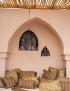 The Bala Pendant  - Black - M in rattan — handmade luxury pendant lamp curated by Laiyahome — view 2