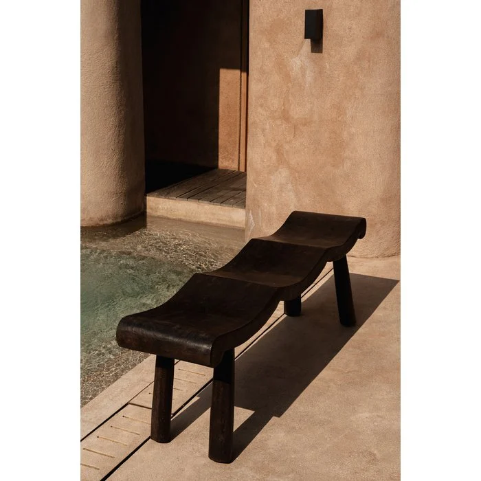 The Center Piece Bench - Dark Walnut